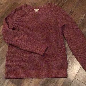 LL Bean shaker sweater